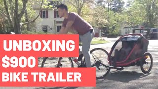 Unboxing a 900 Bike Trailer Hamax Outback Review amp First Impression [upl. by Nicole506]