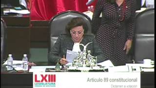 Aprobación Reforma al art 89 de la CPEUM [upl. by Aileda]