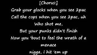 Tupac  Hit Em Up Lyrics [upl. by Macintyre]