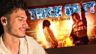 Overhated  KSI  Thick Of It feat Trippie Redd REACTION [upl. by Christel]