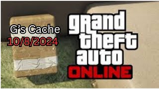 Daily Gs Cache Gta 5 easy collectible for money 1082024 [upl. by Assir]