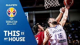 Greece v Serbia  Full Game  FIBA Basketball World Cup 2019  European Qualifiers [upl. by Tterej130]