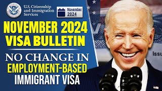 USCIS  November 2024 Visa Bulletin  No Change in EmploymentBased Immigrant Visa [upl. by Berger793]