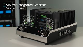 How To Set Up Your McIntosh MA252 Integrated Amplifier For The Best Audio Quality [upl. by Argela]