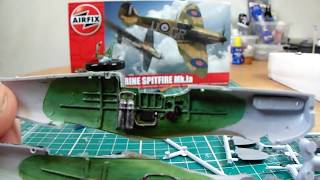 MFM Airfix 172 SPITFIRE Mk 1a UpdatePart One [upl. by Lanaj]