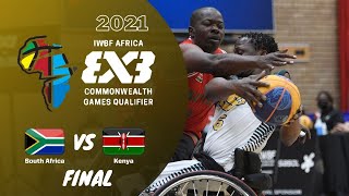 2021 Commonwealth Games 3x3 Wheelchair Basketball Qualifiers Men FINAL South Africa vs Kenya [upl. by Islehc126]