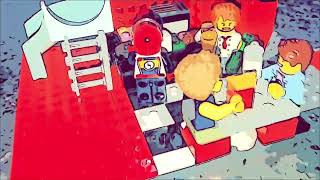 Levi’s ChicFilA Lego Drive Thru with Slide Lego CFA ChicFilA Slide LegoBricks MiniFigs [upl. by Helbonnas]