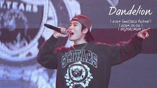 NCT 240602 4K 서울재즈페스티벌 재현 Dandelion feat Lauv 선공개 2024 Seoul Jazz Festival Jaehyun Dandelion [upl. by Wilson]