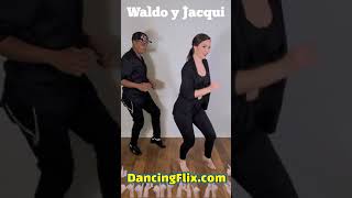 Pasos Faciles de Bachata Dominicana  Pasos Libres de Bachata Dominicana No 15  Waldo y Jacqui [upl. by Ketty]