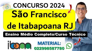 Concurso São Francisco de Itabapoana RJ  Edital 02  Banca IBAM  Provas anteriores da banca IBAM [upl. by Marje572]