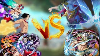 Battle of Monsters of OPBR  EX Whitebeard vs EX Yamato Ace One Piece Bounty Rush  opbr onepiece [upl. by Sopher]