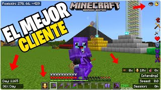 ⛏️ El mejor CLIENTE UTIL para Minecraft Bedrock 119  Better Client  Actualizado 😱 [upl. by Tomas]