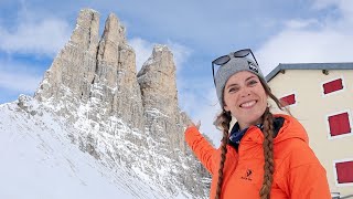 Plötzlich Neuschnee Grandiose Bergtour im Rosengarten in den Dolomiten in Trentino [upl. by Innad]