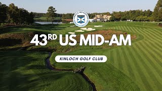 Kinloch Golf Club hosts the 43rd US Mid Am [upl. by Aicilat]