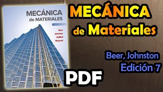 Descargar Libro Mecánica de Materiales  Beer Johnston Ed 7  PDF Gratis [upl. by Ailen]