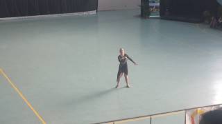 Twirling bâton 2017  Maylïs MARTIN solo junior N1 [upl. by Hsirehc]