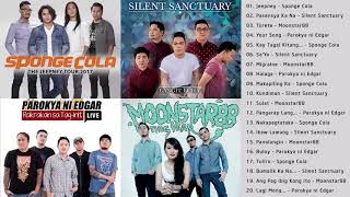 Sponge Cola Silent Sanctuary Moonstar88 Parokya ni Edgar Greatest Hits OPM Nonstop Love Son [upl. by Imyaj]