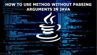 Method without Passing Arguments in Java explained in Tamil javaprogramming tamilexplanation [upl. by Adine]