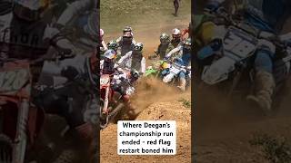 Deegan 1st Turn Crash  Budds Creek 2023 Restart deegan motocross crash fail dirtbike shorts [upl. by Natale]