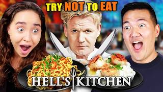 Try Not To Eat  Hells Kitchen 3 Spaghetti amp Lobster Smoked Enchiladas Raj’s Pizza [upl. by Merriott436]