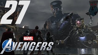 Marvels Avengers Walkthrough P27 Batting MODOKs Trump Card [upl. by Harrat]