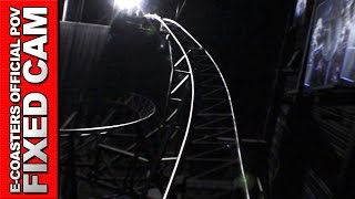 Spatiale Experience Nigloland  Roller Coaster Back View POV On Ride Mack Rides Theme Park France [upl. by Reinwald]