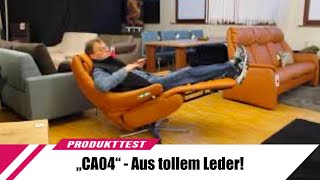 HUKLA CA04 Cosy Relaxsessel aus Leder cognac [upl. by Kcirdek709]