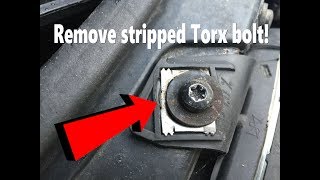 HOW TO REMOVE STRIPPED TORX BOLT OR ANY BOLT IN 5 MINS [upl. by Rae]