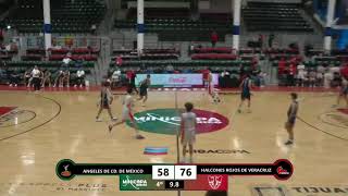 🏀 Minicopa México 🇲🇽 ▶︎ Ángeles CDMX Vs Halcones Rojos de Veracruz ◀︎ Sábado 27 de Abril 2024 [upl. by Lejeune814]