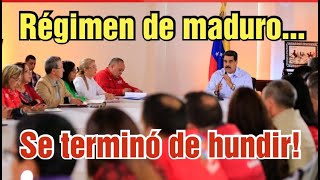 REGIMEN DE NICOLAS MADURO SE TERMINO DE HUDIR CON ESTO [upl. by Nahtanaoj692]