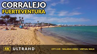 Walking in Corralejo 4K Fuerteventura Canary Islands [upl. by Anaig]