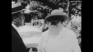 Claude Monet  Filmed Painting Outdoors 1915 [upl. by Artemahs878]