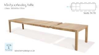 Infinity extending dining table by Berrydesign [upl. by Madison]