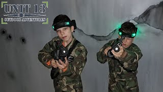 MEGA GROTE LASERGAME HAL UNIT 13 [upl. by Aerdnaxela]