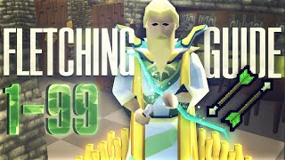 THE ULTIMATE 199 Fletching Guide 2024 OSRS [upl. by Atnomed]