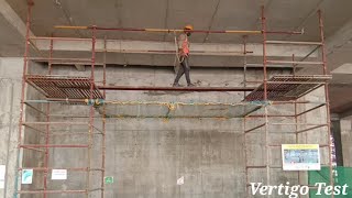 Vertigo test demo for construction site  Vertigotest  Workatheighttraining [upl. by Anayia54]