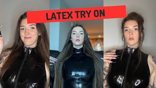 Latex try on and shining [upl. by Ravert]