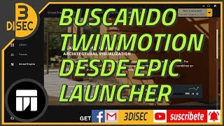 Buscando twinmotion desde Epic launcher [upl. by Dougall891]