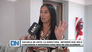 Escuela de arte la directora informó que sólo funcionan 8 inodoros para más de 500 alumnos [upl. by Blayze]