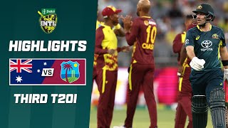 Australia v West Indies 202324  Third T20I [upl. by Enyawed952]