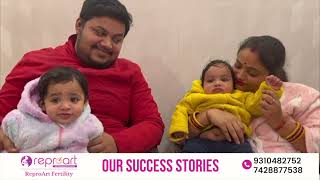 IVF Success Stories  ReproArt Fertility [upl. by Annayd]