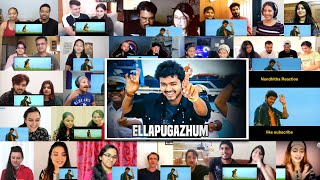 Ellappugazhum ❤️  Reaction Mash up I Azhagiya Tamil Magan  Vijay  A R Rahman [upl. by Adiuqram240]