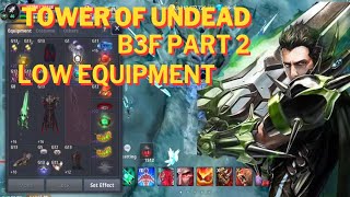 Cabal Mobile Return Of Action EOD B3F Part 2 Solo Warrior Low Equipment [upl. by Eirrab614]