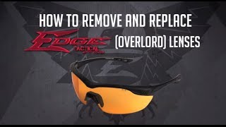 Edge Tactical Eyewear Instructional Replacing Overlord Lens [upl. by Aneeroc]