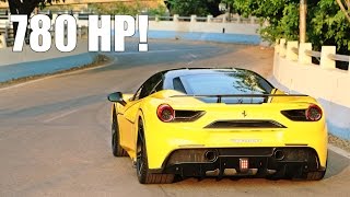 LOUD Novitec Ferrari 488 GTB w Capristo Exhaust On The Streets [upl. by Ahsiral]