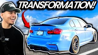 Installing New GTS Tail Lights And PSM Spoiler On My F80 M3 [upl. by Leffen]