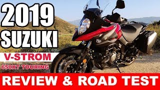 PUT A FINGER on the map 2019 Suzuki VStrom 650 XT Touring  Review amp Road Test [upl. by Ttsepmet128]