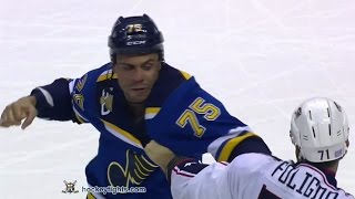 Nick Foligno vs Ryan Reaves Nov 5 2016 [upl. by Arima]