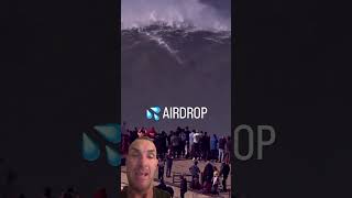 🇧🇷 The Brazilian Surfer Lucas Chumbo 💦 Airdrop 📍 Nazaré Portugal 🇵🇹 [upl. by Amye]