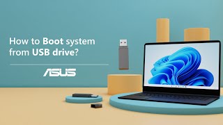 How to Boot System from USB Drive  ASUS SUPPORT [upl. by Doraj]